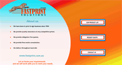 Desktop Screenshot of fastprint.com.au