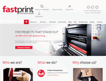 Tablet Screenshot of fastprint.ca